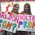 Carlson and Holtby asked to prom. (Phillip Van der Vossen)