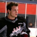 John Carlson strikes a pose. (Alena Schwarz)