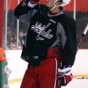 John Carlson takes a break. (Alena Schwarz)
