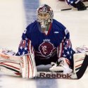 Philipp Grubauer, this time in a Stars and Stripes jersey. (M Richter)