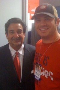 Ted Leonsis and Tanner Cooley, from http://twitpic.com/lox43
