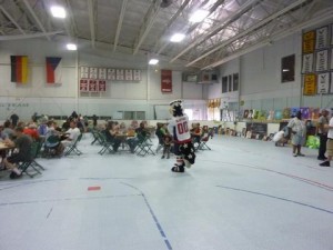 Slapshot with the dinner crowd