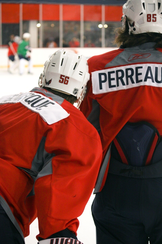 Chris Borque and Mathieu Perreault Chris Borque and Mathieu Perreault