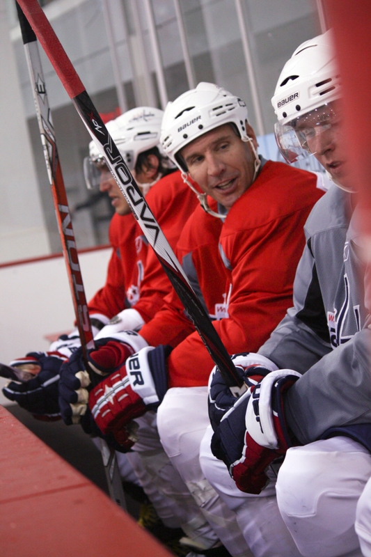 IMG_7205 Alex Ovechkin, Mike Knuble and Nicklas Backstrom