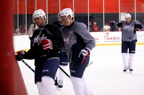 IMG_7256 Mike Green and Alexander Ovechkin