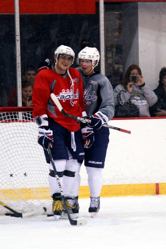 IMG_7278 Alex Ovechkin and Nicklas Backstrom
