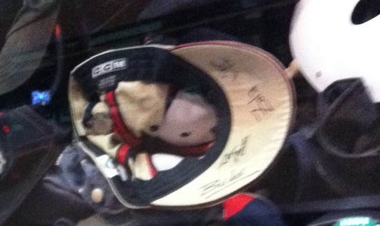autographed hat