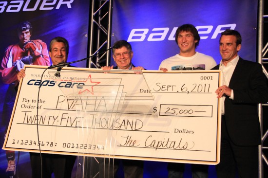Alex-Ovechkin-Bauer-6-of-11 Washington Capitals Charities supports the Potomac Valley Amateur Hockey Association with a $25,000 donation.