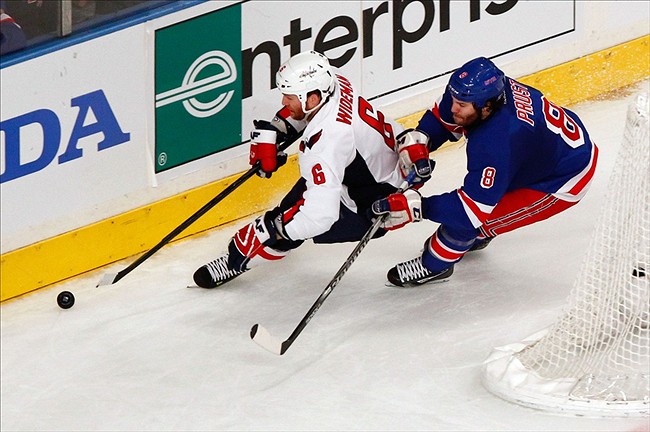 NHL: Stanley Cup Playoffs-Washington Capitals at New York Rangers