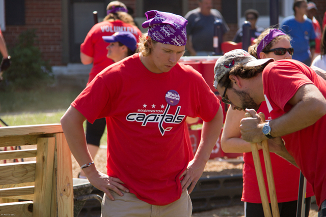 Nicklas Backstrom Purple Bandana